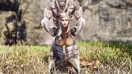 Troll Stretches This Cat Girls Tight Pussy