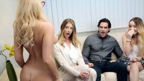 Ken, Barbie, and their stepdaughter Maria Visit The Bonding Through Sex Therapy Crash Course