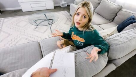 Jill Taylors long legs scene by